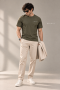 Polo Regular Fit Verde Oliva
