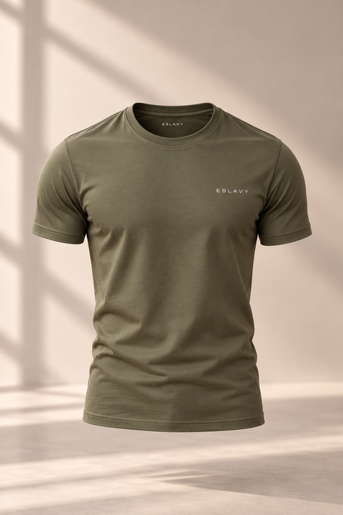 Polo Slim Fit Verde Oliva